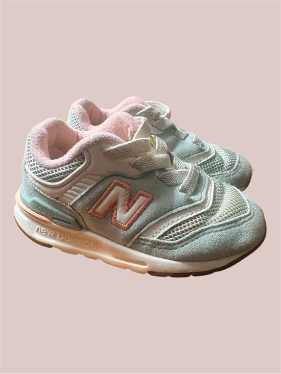 New Balance Other - New Balance Kids Light Blue & Pink Lace-Up Sneakers